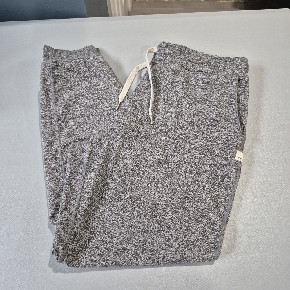 Vuori Performance Jogger Womens Large Gray Heather DreamKnit Soft Lounge Cropped
